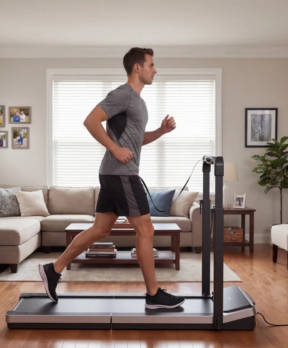 walkingpad-z3-hybrid-home-running-side-view