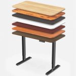 Офис бюро Kingsmith D3/ETD3A Electric Standing Desk 120см + Бяла стойка ETD3A - Walnut - Image 2