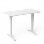Офис бюро Kingsmith D3/ETD3A Electric Standing Desk 120см + Бяла стойка ETD3A - White