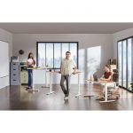 Офис бюро Kingsmith Desk ETSDI21 120см + ETSDI21 1.2M - WALNUT - Image 3
