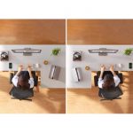 Офис бюро Kingsmith L Shaped Standing Desk ETDLI-Y-1700 Right Side + стойка DLI31(3 степени) - Dark Grey - Image 8